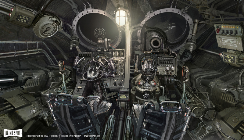 Illustration for article titled Fantastic Concept Art from the "Moon Nazi" Movie Iron Sky